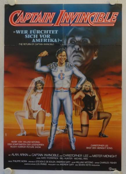 Return of Captain Invincible originales deutsches Filmplakat